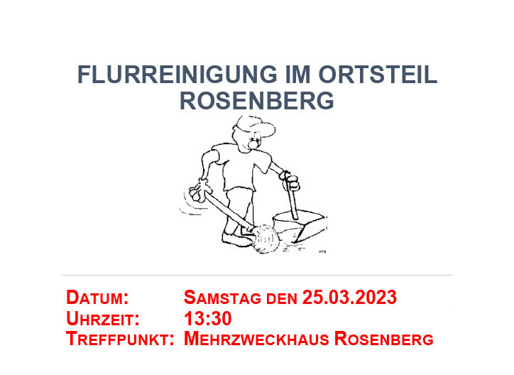 Flurreinigung Rosenberg Klein